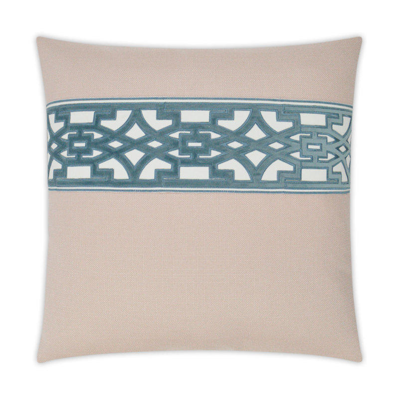 Lyon Pillow Cover & Insert, Blush, Square 20"