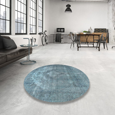 Tapis oriental bleu / gris