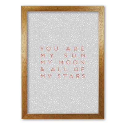 Sun, Moon And Stars Love - Print
