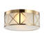 Plafonnier encastré tambour 2 lumières Baity-206826092