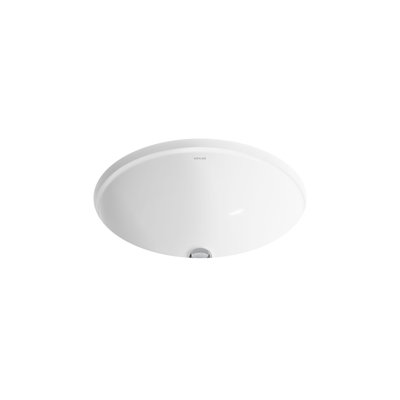 Caxton Ceramic Oval Undermount Bathroom Sink