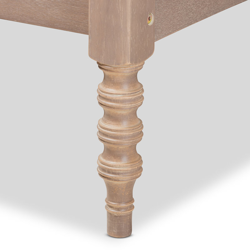 Lit plateforme Hicham, Complète, Chêne