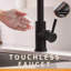 Robinet de cuisine sans contact, robinet de cuisine intelligent automatique mains libres noir-118350782