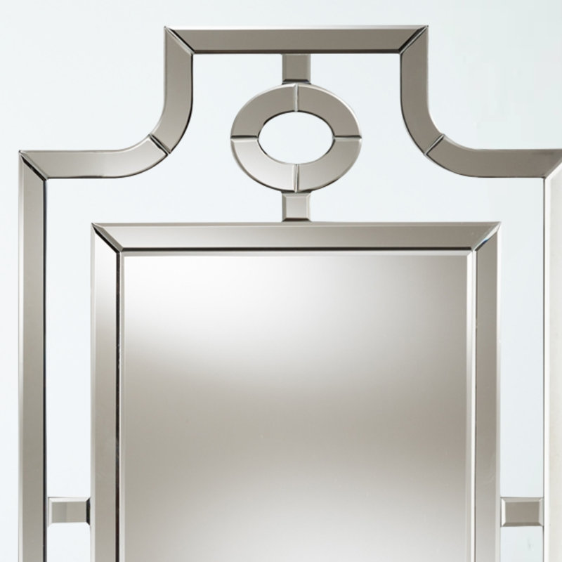 Kursty Wall Mirror Rectangular Mirror with Modern & Contemporary, 45.85'' H X 29.85'' W X 0.72'' D