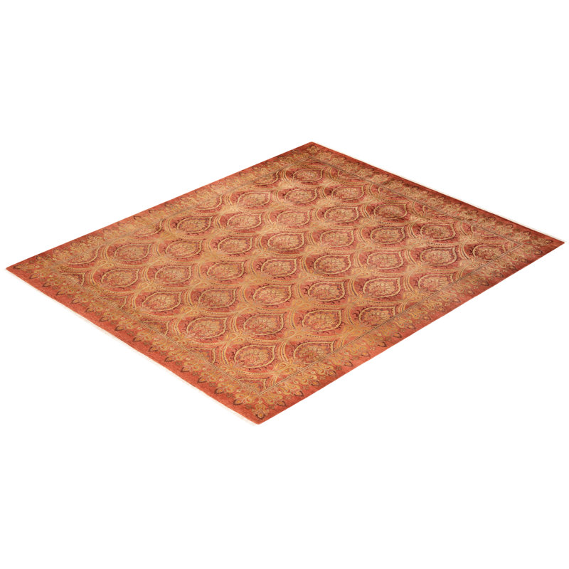 Classic One-of-a-Kind 8' 0" X 9' 8" Hand Knotted Area Rug