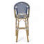 Set Of 2 Outdoor PE Rattan French Barstool-864120201