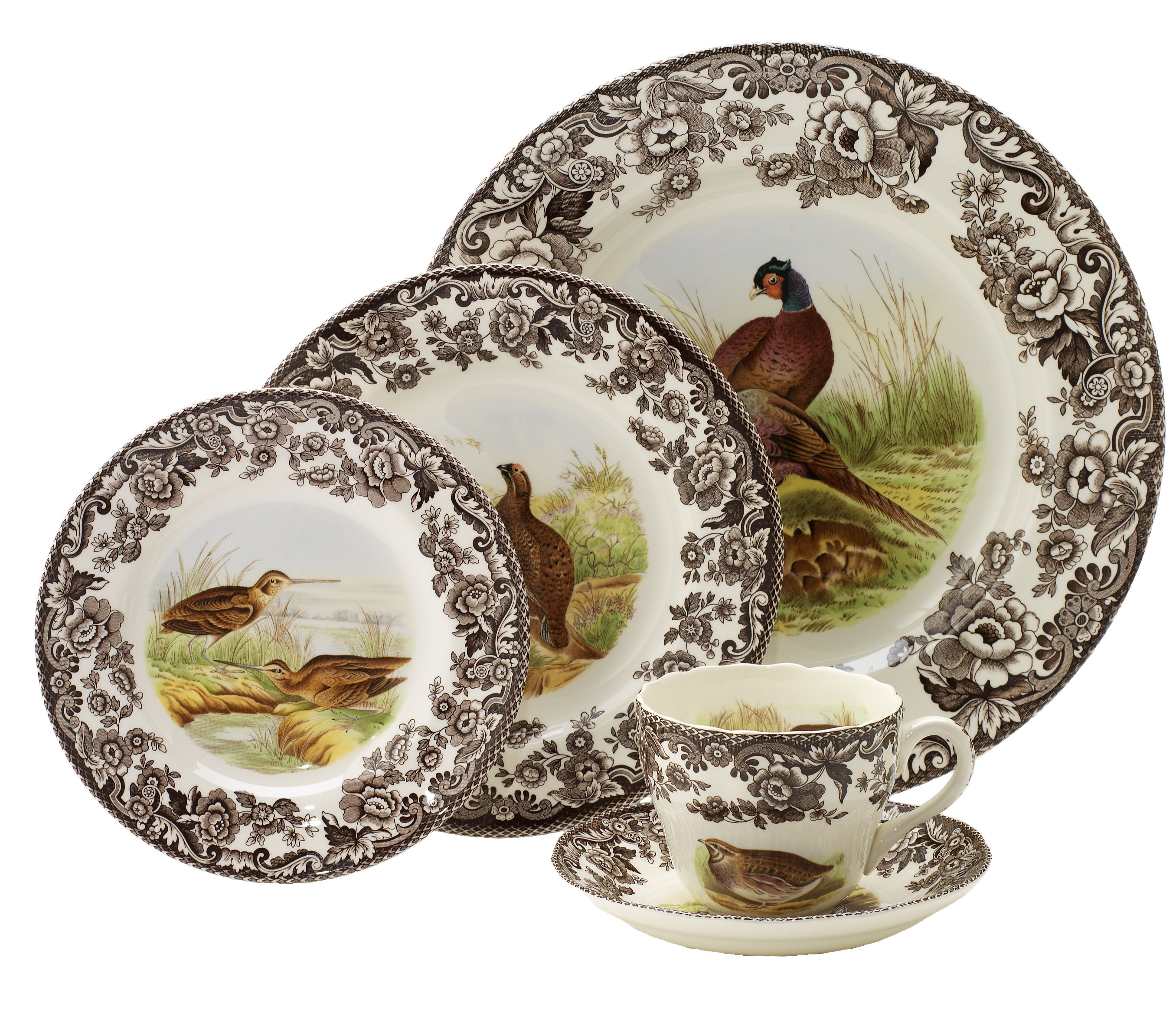 Spode Woodland 5-Pc Place Setting & Reviews | Wayfair