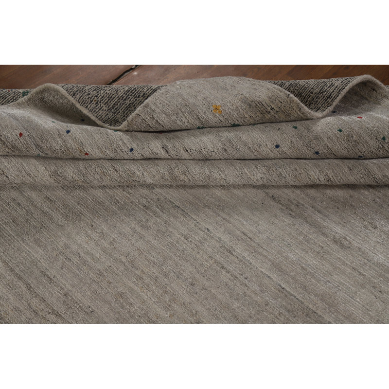 Tapis tribal en laine Gabbeh 9 x 12