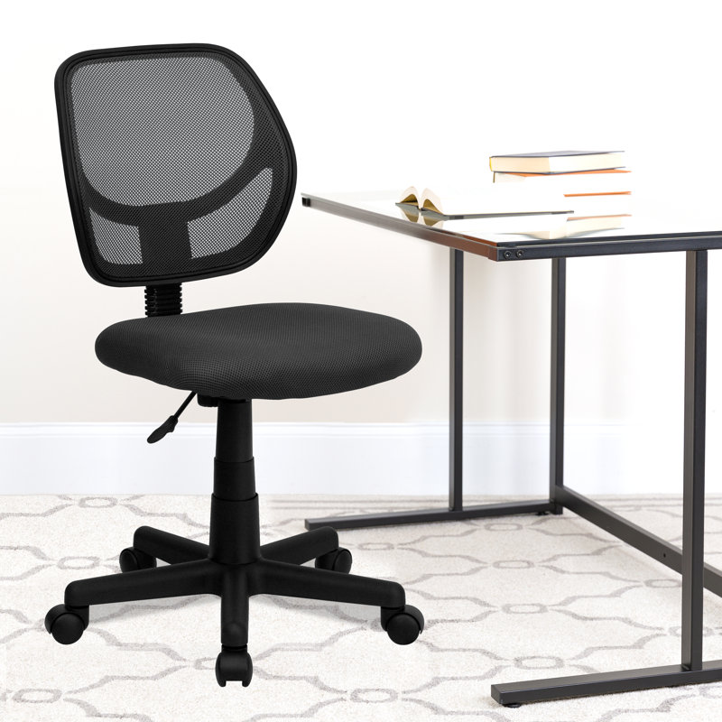 Chaise de bureau Wayfair Basics®, Gris, Non inclus
