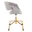 Chaise de travail en métal et tissu-1670760463