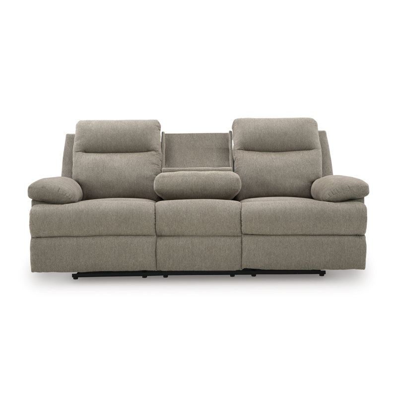 Canapé inclinable avec table rabattable Needham, Beige