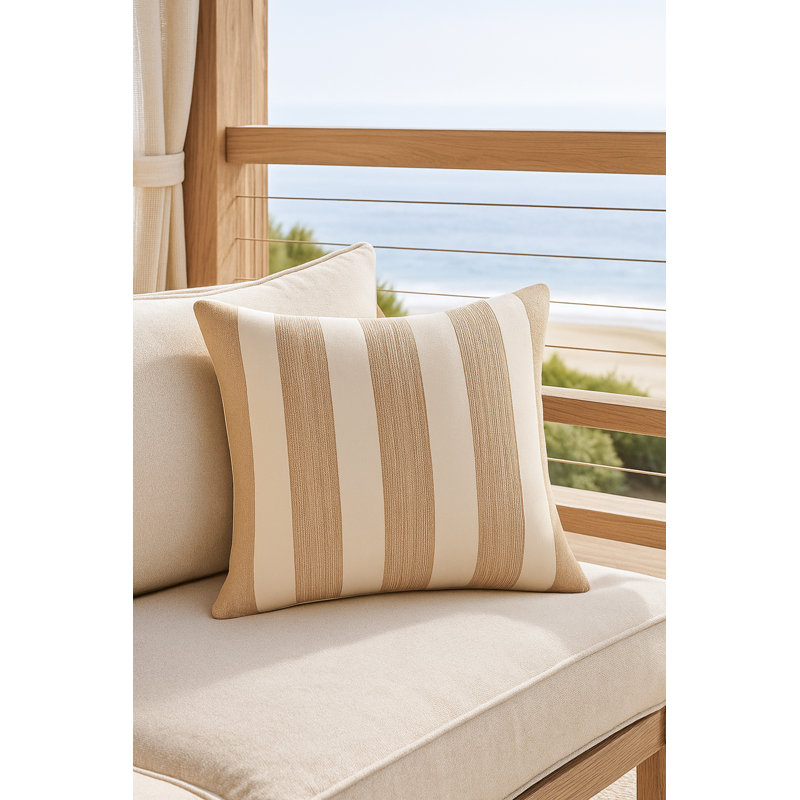 Outdoor Living Pillow Cover, Orange, Square 24"