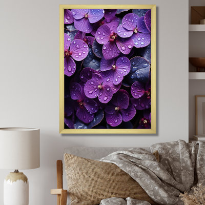 «Mauve surréel», reproduction sur toile