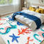 Tapis transparent corail transparent lavable à la machine-133457492