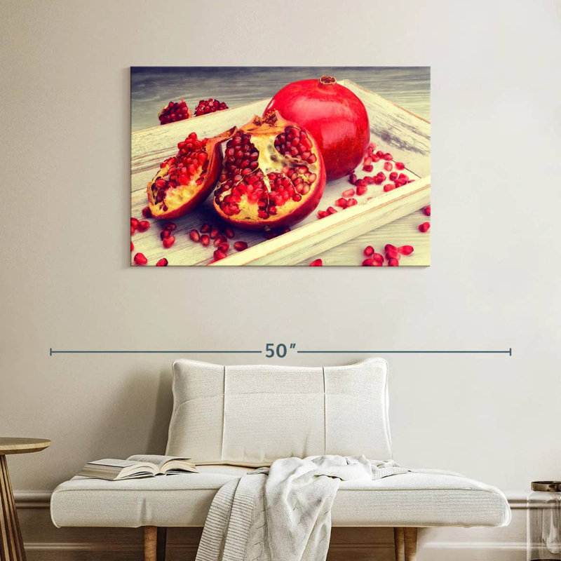 Yarlin Ripe Pomegranate, 26" H x 39" W
