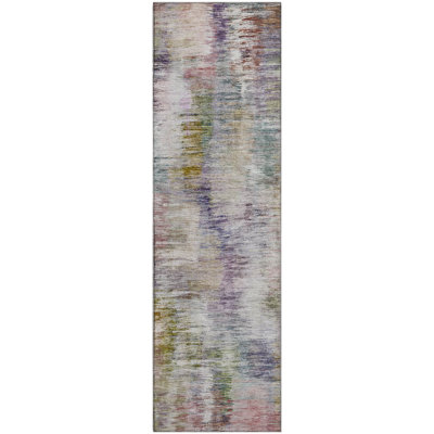Premium Machine Washable Prisco Plum Rug