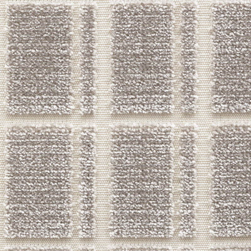 Schumacher x David Oliver Otto Velvet Fabric, Stone