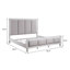Lit tapissier standard gris Dwerg-1161444957