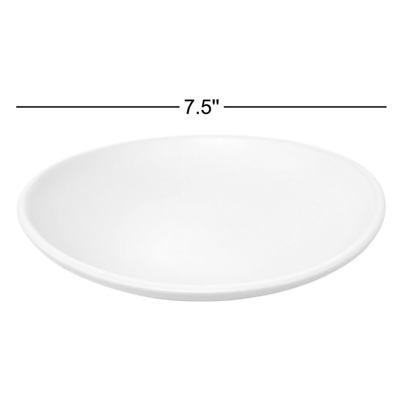 Assiette à dessert 7,5 po Trapani, Ambre