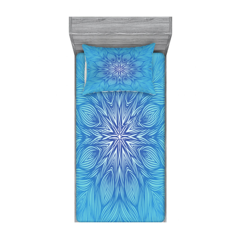 Microfiber Sheet Set, Twin Sheet Set with Fitted Sheet