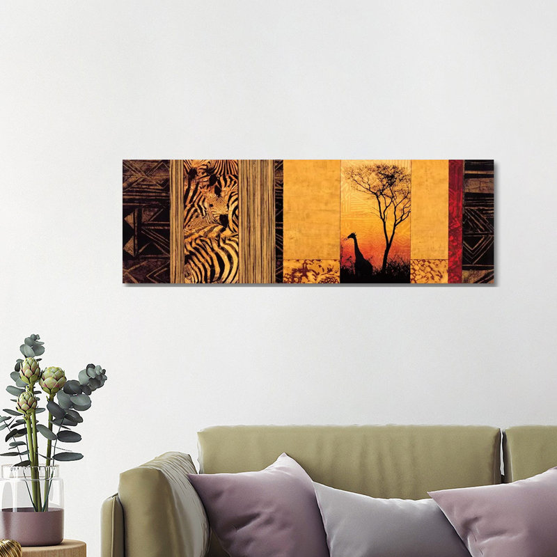 African Plains by Chris Donovan - Wrapped Canvas Panoramic Print, 121.92 cm H x 40.64 cm W x 3.175 cm D