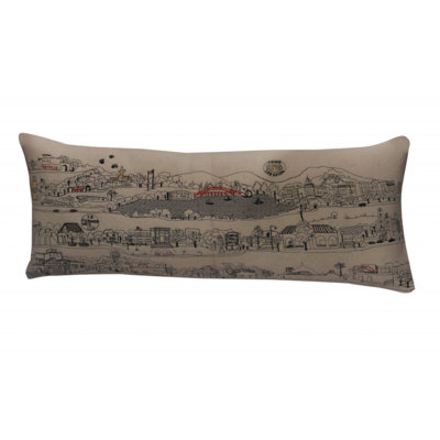 Los Gatos Skyline Lumbar Decorative Pillow