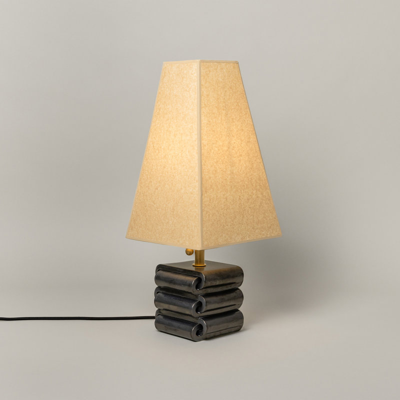 Gio Table Lamp, Kraft, Graphite