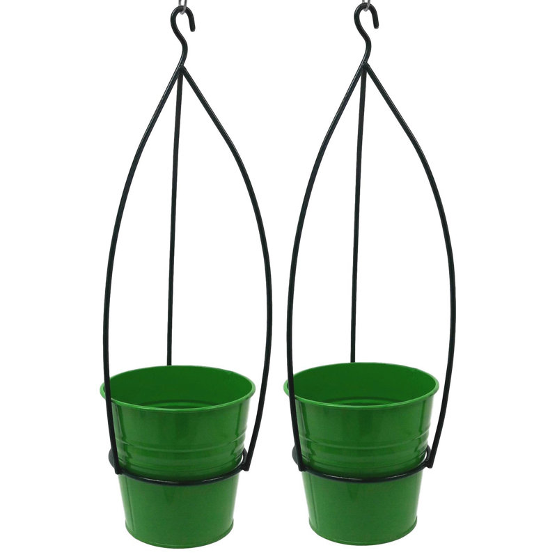 Pot à fleurs suspendu Redwood, Vert pomme