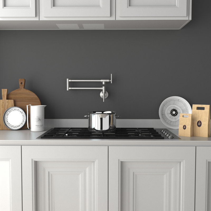 Clihome Kitchen Faucet, Brushed Nickel