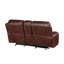 Causeuse inclinable manuelle Keily - brun foncé
