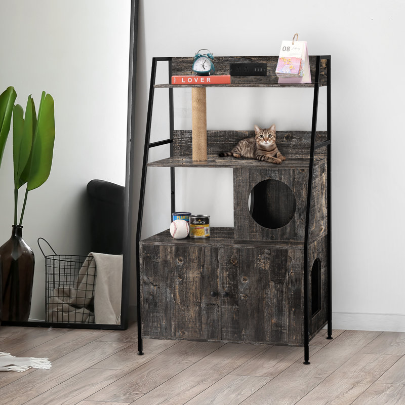 Ensemble d'accessoires en bois, Gris