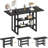 55.1" Console Entryway Table, 2 in 1 Long Console Table Sofa Table-1599759689
