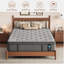 Matelas hybride à ressorts ensachés de 14 po - Atténuation des maux de dos chroniques | Rembourrage en mousse viscoélastique | Aspect de pièce surélevé | Isolation de mouvement pour un sommeil de qualité-1293488240