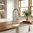 Single Handle Kitchen Faucet with Pull-Down Sprayer