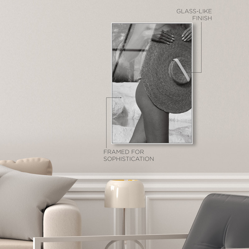 Cooling Calm Canvas Fashion Print by Oliver Gal, 31"H x 21"W, White Frame