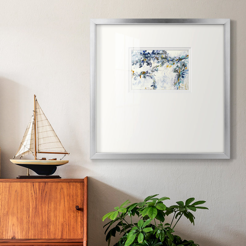 «Gentle Gesturespremium», reproduction encadrée, H 17 po x l 17 po x P 1,25 po, Cadre noir