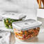 Fresh & Save Glass Airtight Meal Prep 2 Container Food Storage Set