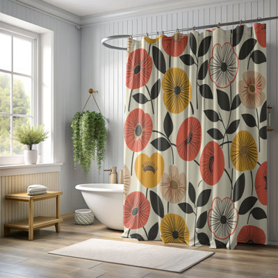 Rideaux de douche classiques 1 pièce