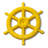 Deluxe Captains Ship Wheel