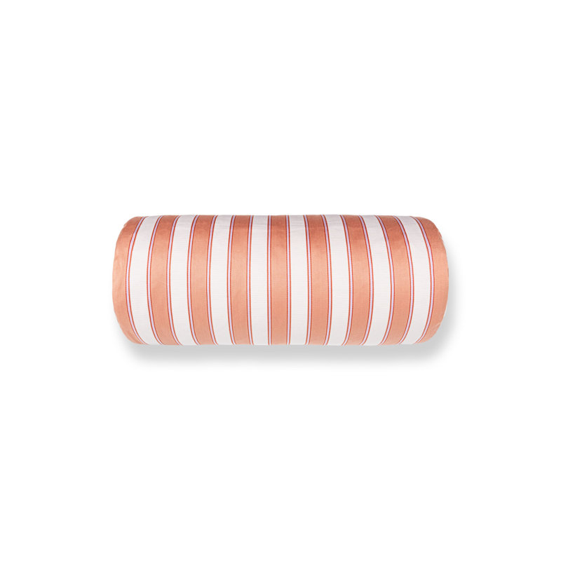 PIANO STRIPE PILLOW, Peach Piano Stripe