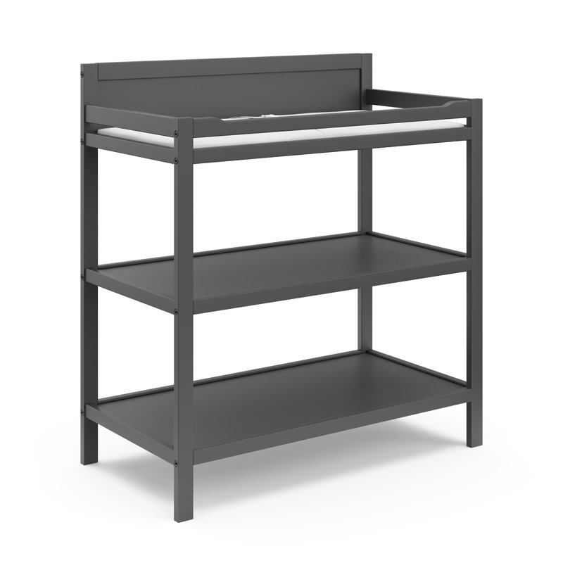 Alpine Changing Table with Pad, Gray