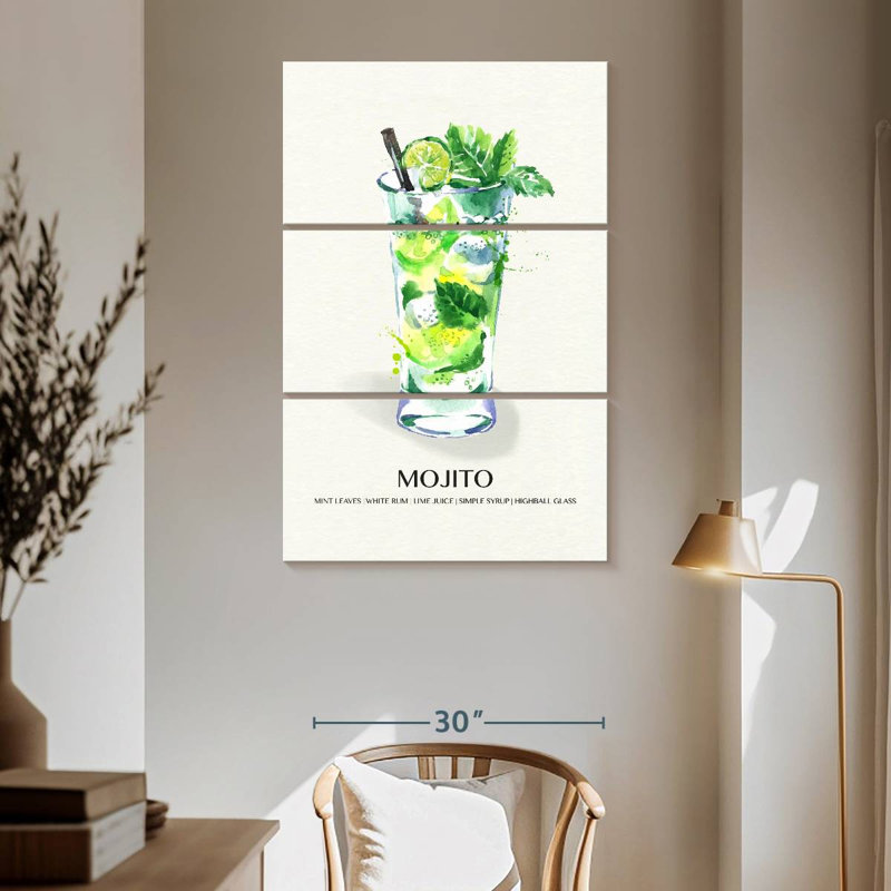 Tergel Mojito Glass, 32" H x 20" W