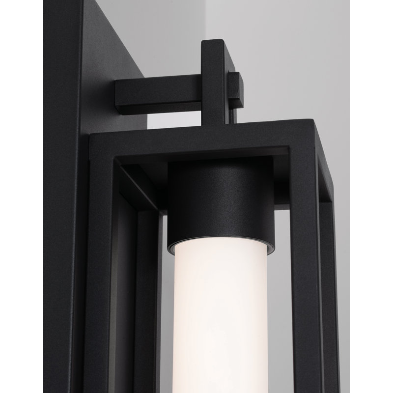 Applique murale d'extérieur à DEL noire Avery - H 24 po - 25 W