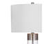 Lampe de table transparente 34 po Tennison