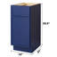 Base de meuble-lavabo simple 15 po seulement-95290460