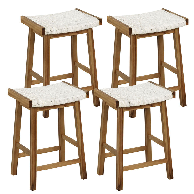Neosha Counter Stool with Solid Wood Frame