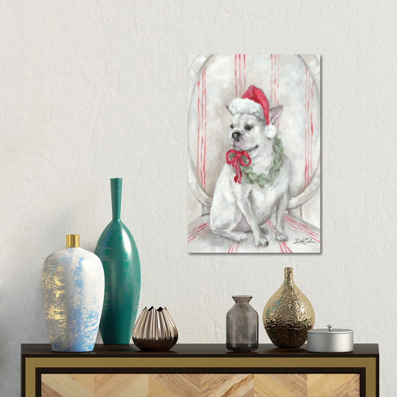 Frenchie by Debi Coules - No Frame Gallery-Wrapped Canvas Giclée on Canvas, 45.72cm H x 30.48cm W