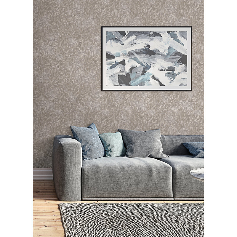 Rouleau de papier peint Agassiz Burst, Marron clair