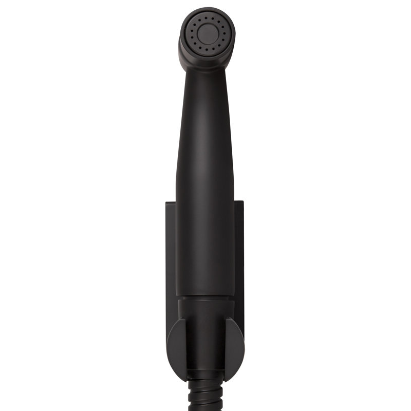 Handheld Bidet Sprayer with Dual Mount and 48-Inch Hose, Matte Black
