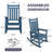 Wolak HDPE Rocking Adirondack Chair-1630254657